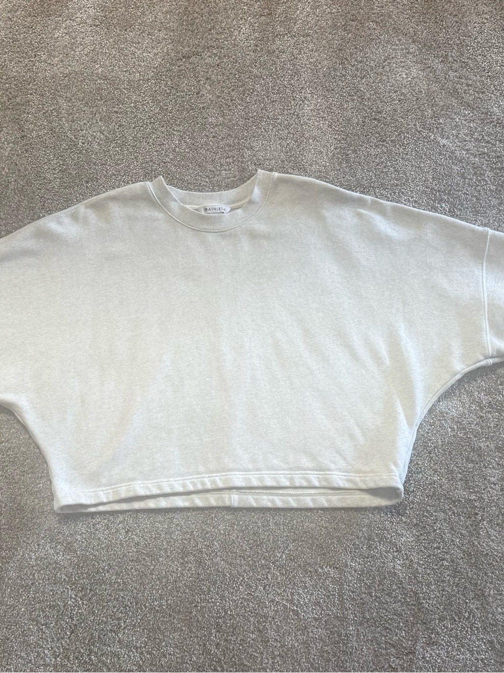 Athleta cropped women’s sweatshirt